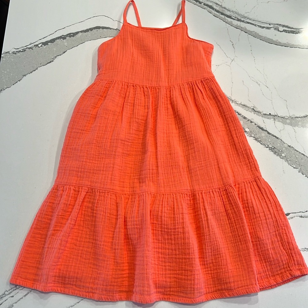 GAP Kids Girls Smocked Gauze Dress Size S 6-7